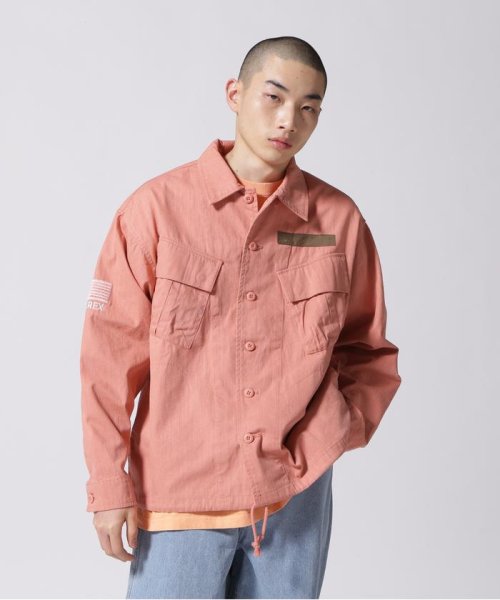 AVIREX(AVIREX)/《WEB&DEPOT限定》PIGMENT DYED FATIGUE SHIRT / ピグメント ダイ ファティーグ シャツ/img03