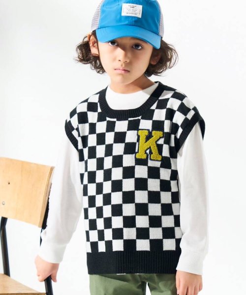 SHOO・LA・RUE(Kids) (シューラルーキッズ)/【110－140cm/2点セット】ニットベストレイヤードセット/img16