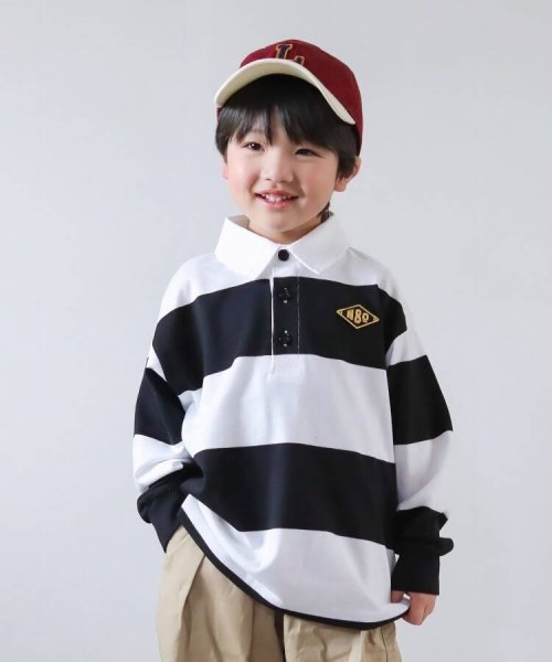 SHOO・LA・RUE(Kids) (シューラルーキッズ)/【110－140cm】太ボーダーラガーシャツ/img08
