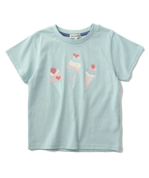 SHOO・LA・RUE(Kids) (シューラルーキッズ)/【110－140cm】GIRLアソートプリントTシャツ/img01