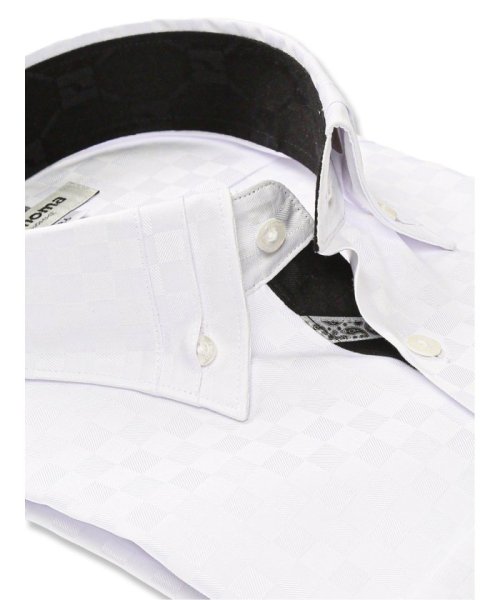 TAKA-Q(タカキュー)/形態安定 スタンダードフィット 3枚衿ボタンダウン 長袖 シャツ メンズ ワイシャツ ビジネス yシャツ 速乾 ノーアイロン 形態安定/img01