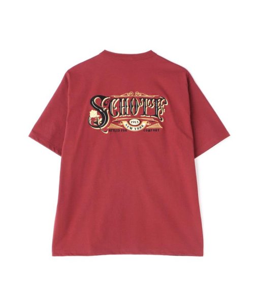 Schott(ショット)/S/S HENLEY NECK T－SHIRT "EMBROIDERED SCHOTT"/ヘンリーネック刺繍Tシャツ/img21