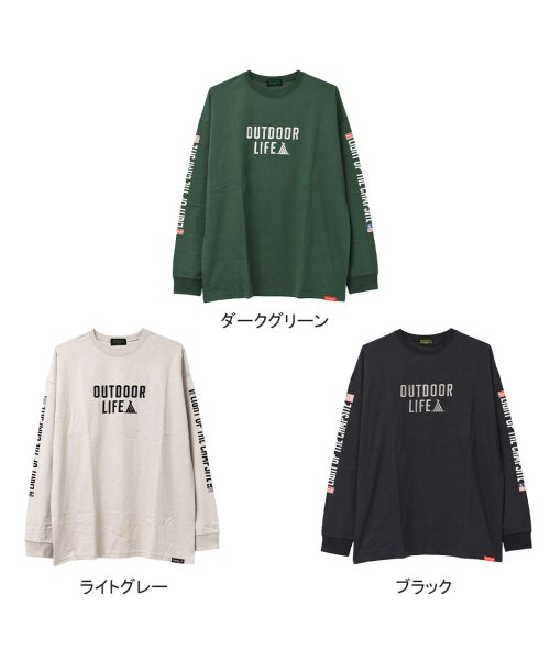 RAT EFFECT(ラット エフェクト)/RATOUTDOORLIFEロングTシャツ/img14