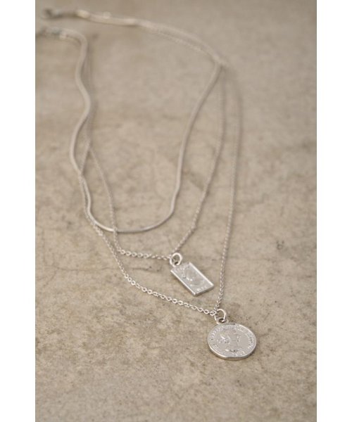 AZUL by moussy(アズールバイマウジー)/COIN THREE－STRAND NECKLACE/img10