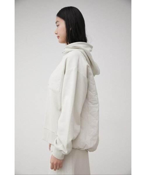 AZUL by moussy(アズールバイマウジー)/QUILTED DETAIL HOODIE/img05