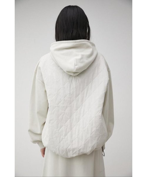 AZUL by moussy(アズールバイマウジー)/QUILTED DETAIL HOODIE/img06