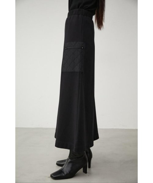 AZUL by moussy(アズールバイマウジー)/QUILTED DETAIL LONG SKIRT/img14