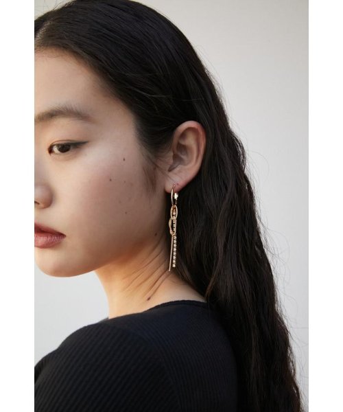 AZUL by moussy(アズールバイマウジー)/SHIMMERING SLVER EARRINGS/img06