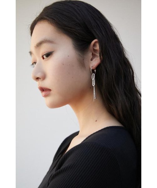 AZUL by moussy(アズールバイマウジー)/SHIMMERING SLVER EARRINGS/img12