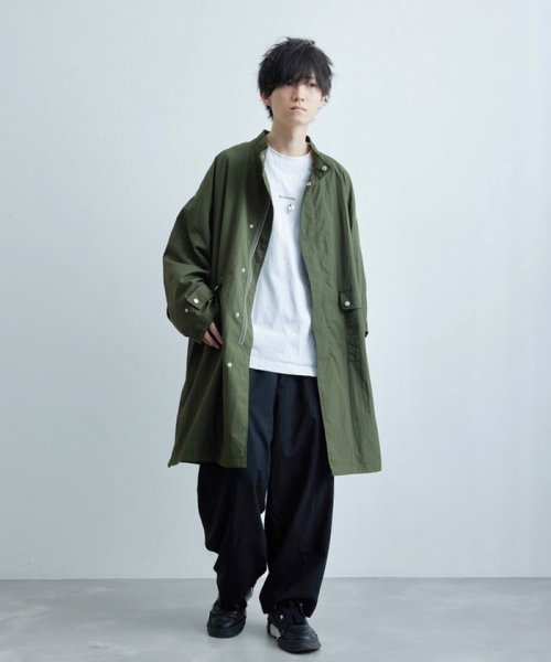 JUNRed(ジュンレッド)/こめ×JUNRed オーバーナイロンモッズコート/img12