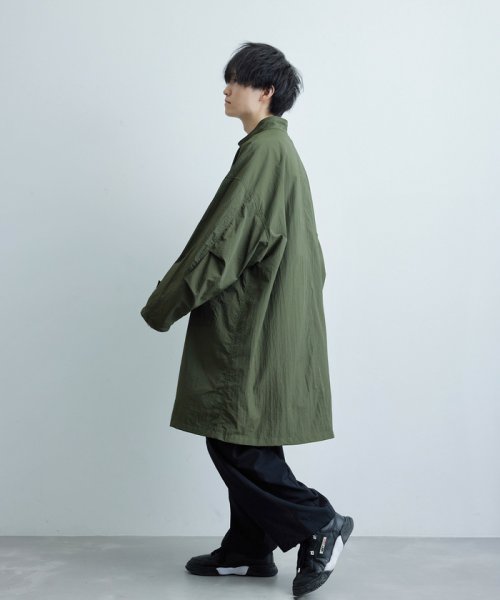 JUNRed(ジュンレッド)/こめ×JUNRed オーバーナイロンモッズコート/img14