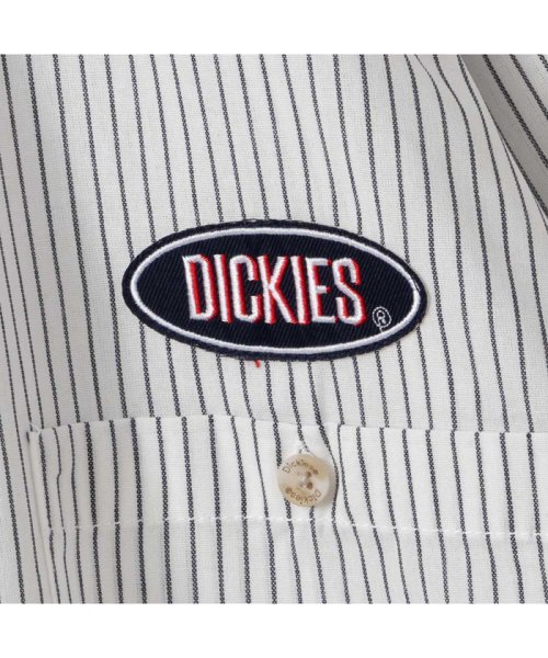 MAC HOUSE(men)(マックハウス（メンズ）)/[大きいサイズ] Dickies ディッキーズ ワッペンストライプシャツ キングサイズ 3178－4071KG/img07