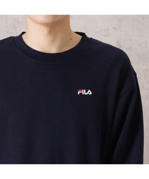 MAC HOUSE(men)(マックハウス（メンズ）)/FILA フィラ 裏毛ワンポイント刺繍トレーナー FH7445－EC2/img05