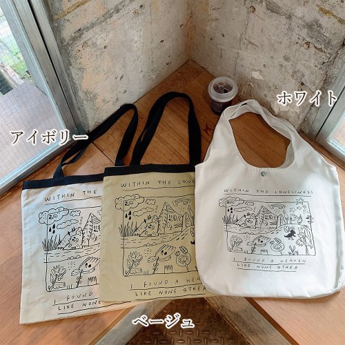 miniministore(ミニミニストア)/ロゴキャンバス トートバッグ レディース/img02