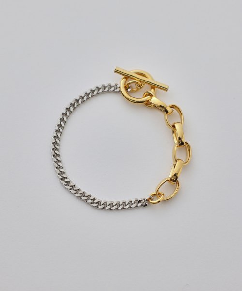 JUNRed(ジュンレッド)/ital. from JUNRed / gold combine bracelet O/img19