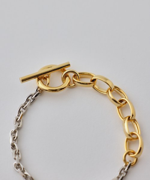 JUNRed(ジュンレッド)/ital. from JUNRed / gold combine bracelet O/img23