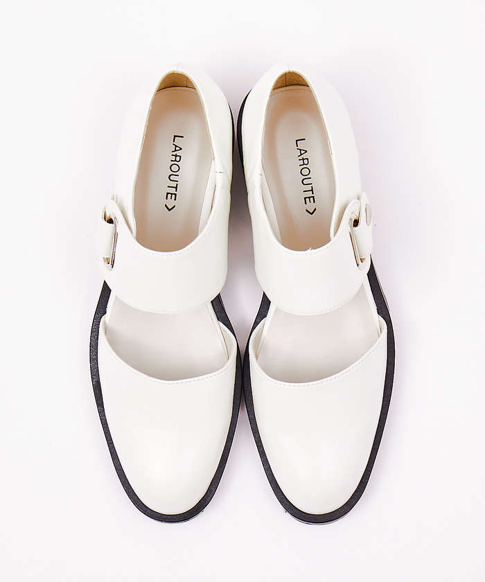【美品】LAROUTE セパレートシューズ　オウバニスター 美品】LAROUTE セパレートシューズオウバニスター