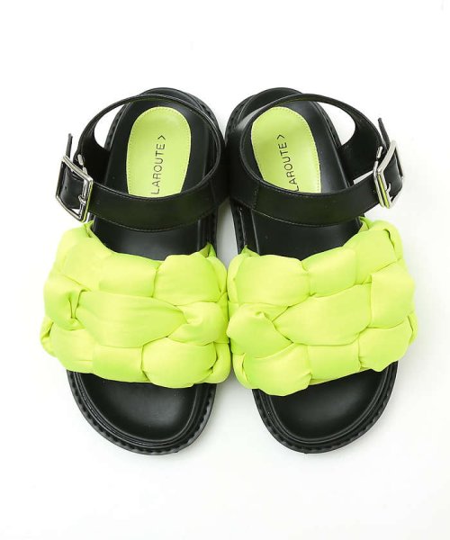 【LAROUTE】パフメッシュサンダル 人気・おすすめ｜省スペース設計・旅行向けにおすすめ お得商品 プライバシー配送 国内発送・安心販売体制