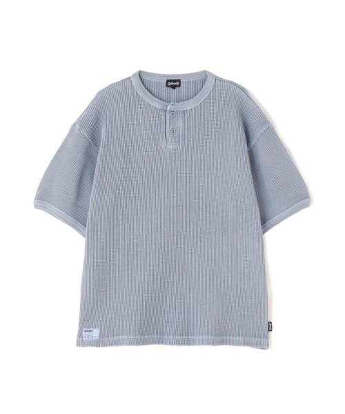 Schott(ショット)/THERMAL PIGMENT O/D HENLEY NECK T－SHIRT/サーマル オーバーダイ ヘンリーネック Tシャツ/img12