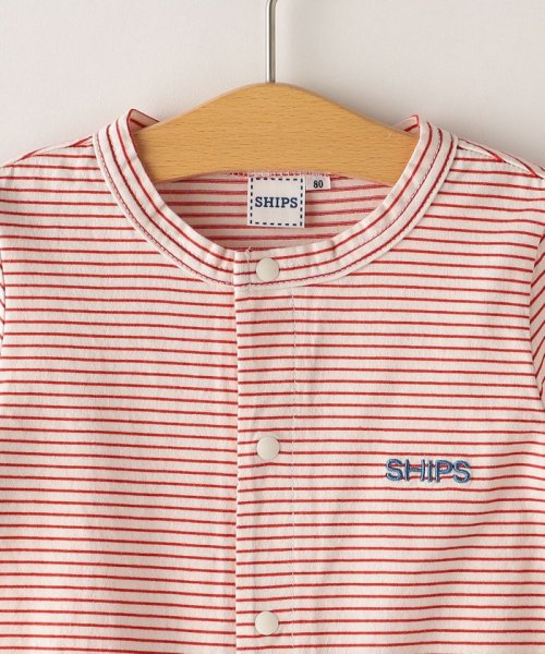 SHIPS KIDS(シップスキッズ)/SHIPS KIDS:半袖 ロゴ ロンパース/img28