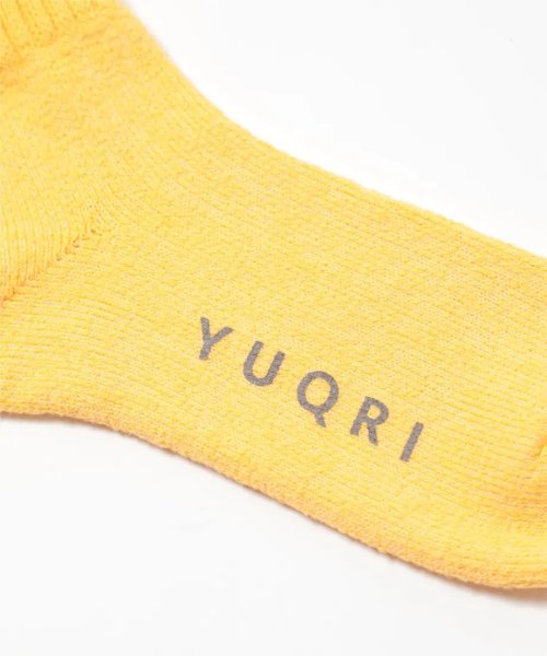 YUQRI(YUQRI)/【YUQRI / ユクリ】comfy pile double rib 2 feel 23SS 「 抗菌防臭・消臭・制菌」ソックス 靴下/img14