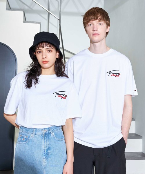 TOMMY JEANS(トミージーンズ)/【WEB限定】シグネチャーロゴTシャツ/img01