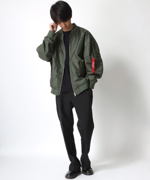 LAZAR(ラザル)/【Lazar】MA－1 FLIGHT JACKET/ビッグシルエット ミリタリー フライトジャケット メンズ レディース カジュアル アウター ブルゾン/img21