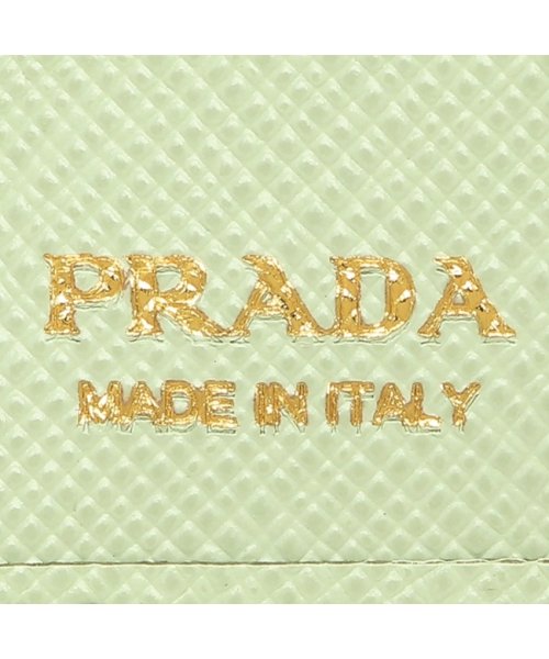 PRADA(プラダ)/プラダ 二つ折り財布 サフィアーノ トライアングルロゴ ミニ財布 グリーン レディース PRADA 1MV204 QHH F0934/img07