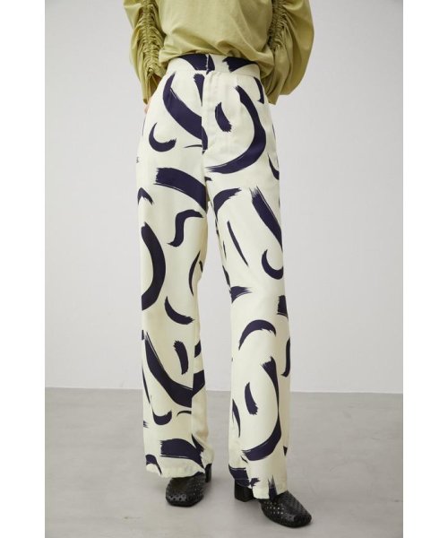 AZUL by moussy(アズールバイマウジー)/NATURE PATTERN WIDE PANTS/img10