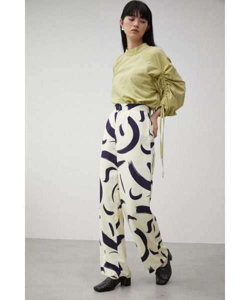 AZUL by moussy(アズールバイマウジー)/NATURE PATTERN WIDE PANTS/img11