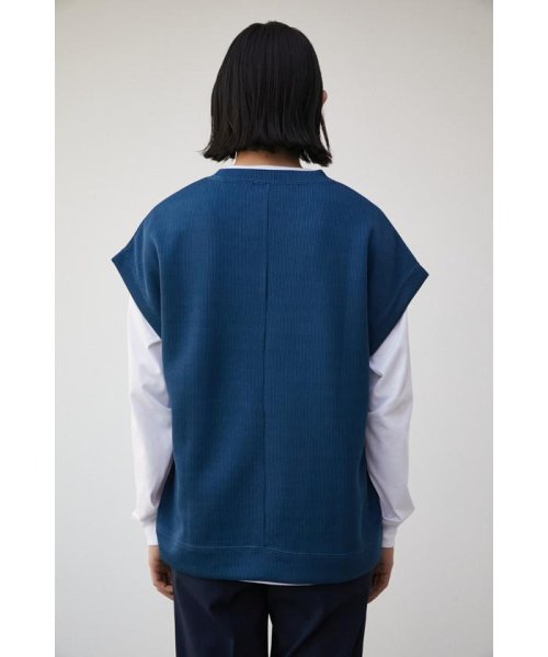 AZUL by moussy(アズールバイマウジー)/KNIT LIKE VEST SET LONG TEE/img24