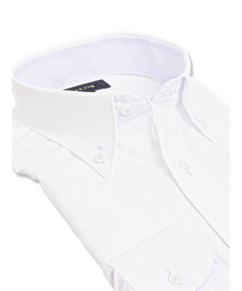TAKA-Q(タカキュー)/形態安定 吸水速乾 スタンダードフィット ボタンダウン 長袖 シャツ メンズ ワイシャツ ビジネス yシャツ 速乾 ノーアイロン 形態安定/img02