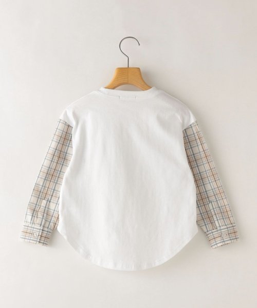 SHIPS KIDS(シップスキッズ)/SHIPS KIDS:100～130cm / チェックシャツ コンビ カットソー/img07