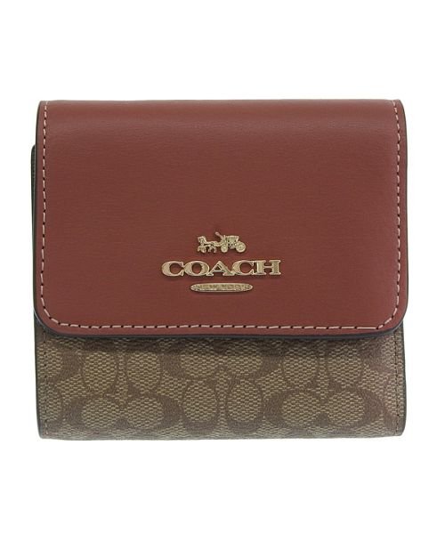 COACH(コーチ)/COACH コーチ SMALL TRIFOLD 三つ折り 財布/img01