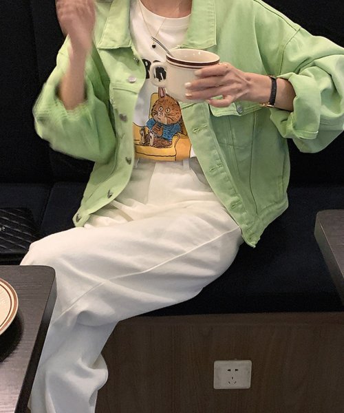 ARGO TOKYO(アルゴトウキョウ)/Color Cotton Twill Jacket 21075 カラーコットンツイルジャケット　コットンジャケット　デニムジャケット　ライトアウター　春アウター/img16