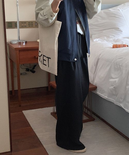 ARGO TOKYO(アルゴトウキョウ)/Tuck Wide Pants(Back Rubber) 22074 タックワイドパンツ　バックゴム　ワイドパンツ　イージーパンツ　春　夏　秋　新作/img24