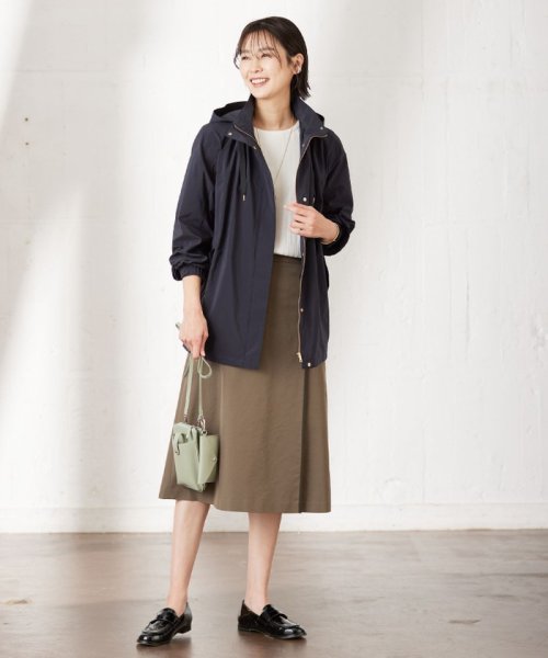 J.PRESS LADIES（LARGE SIZE）(J．プレス　レディス（大きいサイズ）)/【洗える・吸水速乾・接触冷感】リネンツイル スカート/img13