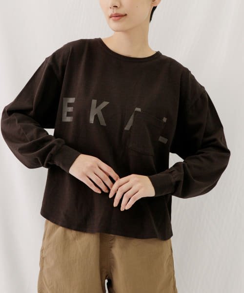 EKAL(EKAL)/ロゴロングスリーブTシャツ/img03