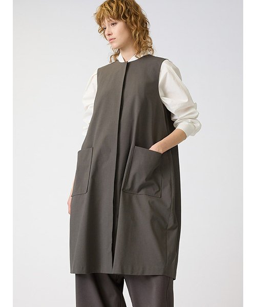 mizuiro ind フロントフライコクーンジレ 