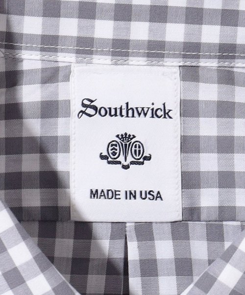 SHIPS MEN(シップス　メン)/Southwick: ポプリン ギンガムチェック ボタンダウンシャツ/img15