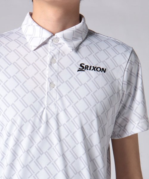 SRIXON(スリクソン)/【松山英樹プロ2023ロケットモーゲージクラシック着用】クロスパターンプリントシャツ【アウトレット】/img31