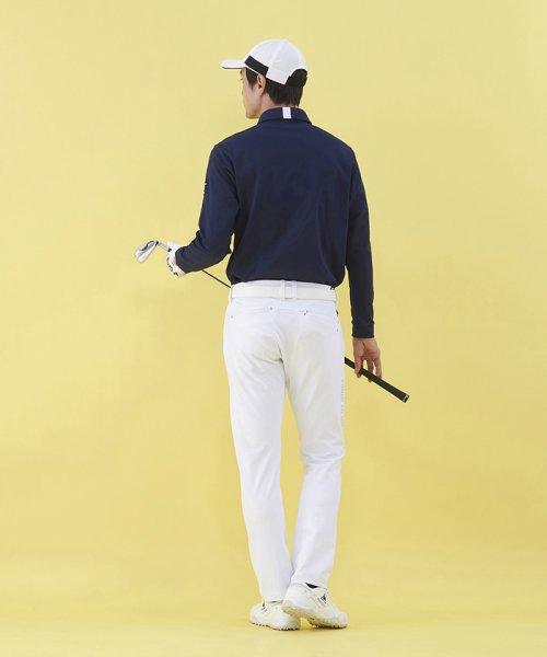 le coq sportif GOLF (ルコックスポルティフ（ゴルフ）)/ベーシック長袖ポロシャツ (吸汗速乾/ストレッチ/UV CUT(UPF50+)/WH00のみKEEP CLEAN)【アウトレット】/img01