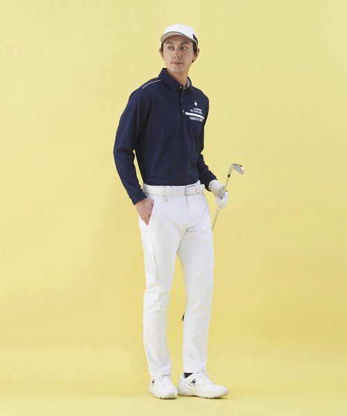 le coq sportif GOLF (ルコックスポルティフ（ゴルフ）)/ベーシック長袖ポロシャツ (吸汗速乾/ストレッチ/UV CUT(UPF50+)/WH00のみKEEP CLEAN)【アウトレット】/img02