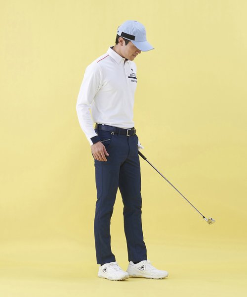 le coq sportif GOLF (ルコックスポルティフ（ゴルフ）)/ベーシック長袖ポロシャツ (吸汗速乾/ストレッチ/UV CUT(UPF50+)/WH00のみKEEP CLEAN)【アウトレット】/img10