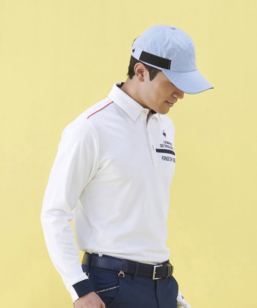 le coq sportif GOLF (ルコックスポルティフ（ゴルフ）)/ベーシック長袖ポロシャツ (吸汗速乾/ストレッチ/UV CUT(UPF50+)/WH00のみKEEP CLEAN)【アウトレット】/img14