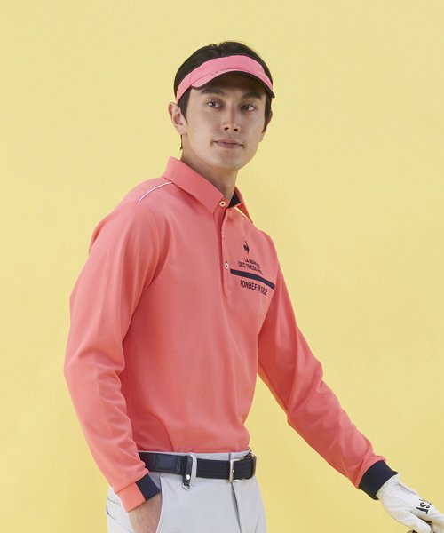 le coq sportif GOLF (ルコックスポルティフ（ゴルフ）)/ベーシック長袖ポロシャツ (吸汗速乾/ストレッチ/UV CUT(UPF50+)/WH00のみKEEP CLEAN)【アウトレット】/img21