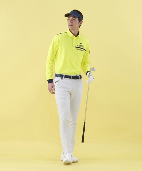 le coq sportif GOLF (ルコックスポルティフ（ゴルフ）)/ベーシック長袖ポロシャツ (吸汗速乾/ストレッチ/UV CUT(UPF50+)/WH00のみKEEP CLEAN)【アウトレット】/img23