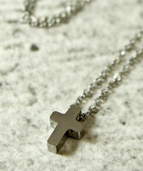 MAISON mou(メゾンムー)/【YArKA/ヤーカ】stainless mini cross top necklace[ct]/ステンレスミニクロスネックレス/img06