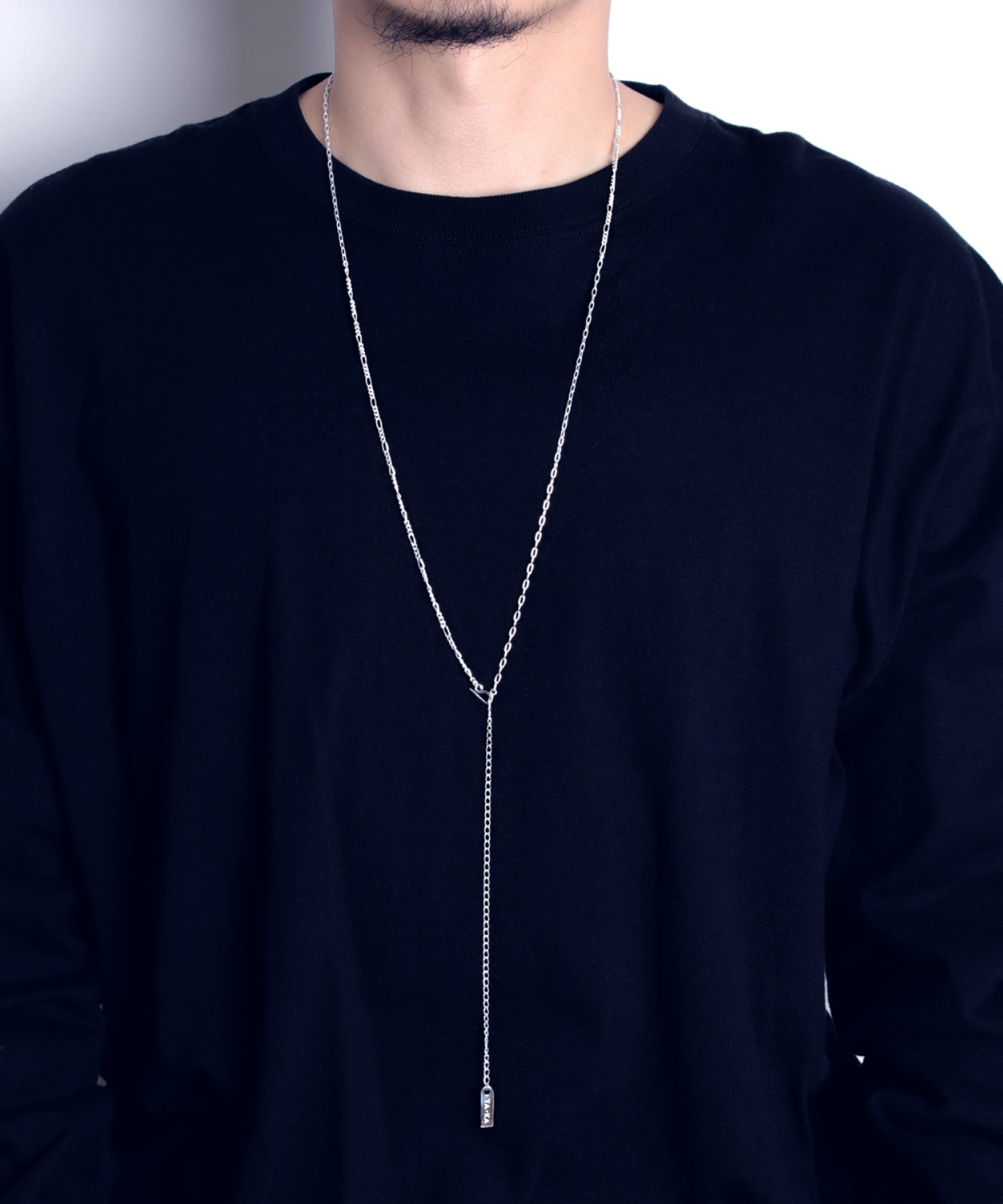 YArKA/ヤーカ】silver925 mix chain 2way necklace [LBN5]/ミックス