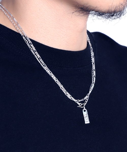 MAISON mou(メゾンムー)/【YArKA/ヤーカ】silver925 mix chain 2way necklace [LBN5]/ミックスチェーンロング2ウェイネックレス シルバー925/img10